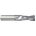 Carbide End Mill, 9/16" Diameter, 2 Flute, Single, 3-1/2" L, Square, TiAlN Coated
