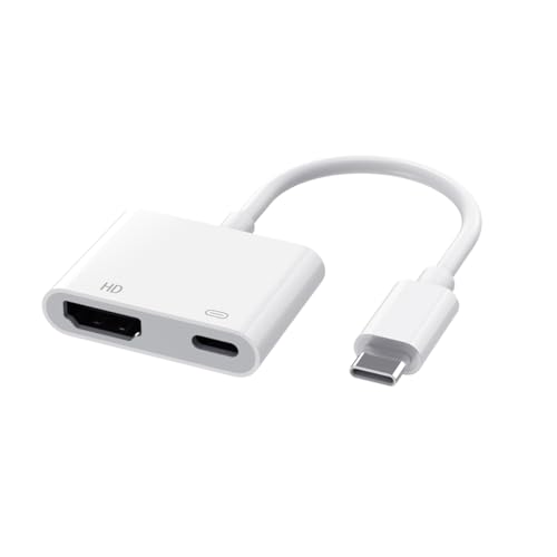 Fophmo USB-C Digital AV Multiport Adapter,4K@60Hz Video & Audio Sync Screen Converter Splitter for MacBook/iPad Pro