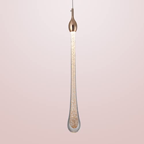 MQW araña pequeña LED parche mecha araña de cristal lámpara de techo pantalla de aluminio chapado en oro alambre de núcleo de cobre de 200 cm (ajustable) (ahorro de energía A ++) Cover