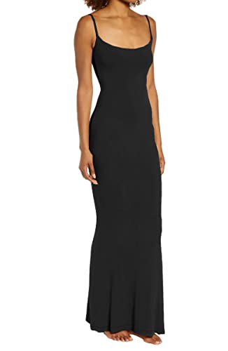 Womens Formal Dresses Bodycon Slip Sexy Sleeveless Backless Ribbed Casual Long Lounge Maxi Dress For Women #TOP3