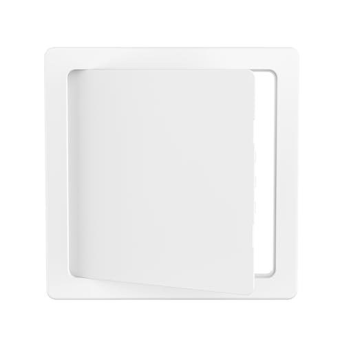 Bryce Hardware 8x8 Access Panel for Drywall- Plumbing Access Panel Ceiling Access Panel Drywall Panel Attic Access Door for Wall Ceiling Made from Impact-Resistant UV-Stabilized Plastic (8x8)
