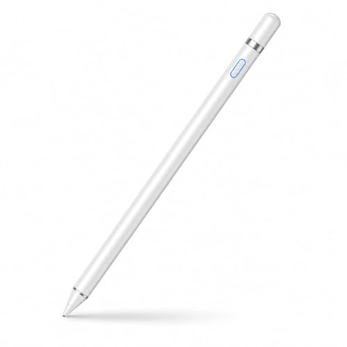 Image of Universal Rechargeable Stylus Pen with Fine Tip for Touchscreens, Digital Pencil for Writing, Drawing, Sketching & Notes - Works with Android & iOS