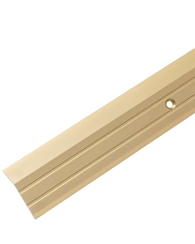 Gedotec Profilé de transition en aluminium perforé | 1 pièce - Profilé de finition en aluminium | Plinthe de compensation de hauteur | Profilé de...