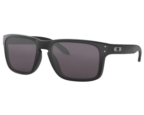 Óculos de Sol Oakley Holbrook 0OO9102L 9102U7 Tam 55 / Preto Fosco - Lentes Grey/Dark Grey