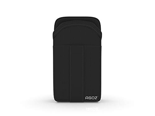 AGOZ Heavy Duty Case with Belt Clip Compatible with Freestyle Libre, Freestyle Libre 2, CGM Glucose Monitor Case, Protector Cover for Freestyle Libre Reader, Insulin Pump Holder, Minimed 780g 770g 670g 630G 530G