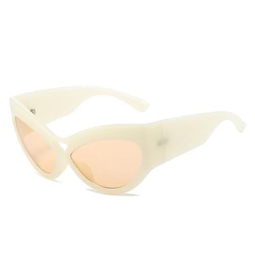 Lunettes de soleil oeil de chat grand format pour masquer la fatigue et protéger les yeux sensibles