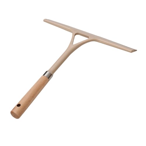 CHICAMPERA 擦窗器 多用途スクイジー 窓ワイパー 木製ハンドル付き 強力クリーナー 浴室鏡 車フロント対応 家用水切りツール