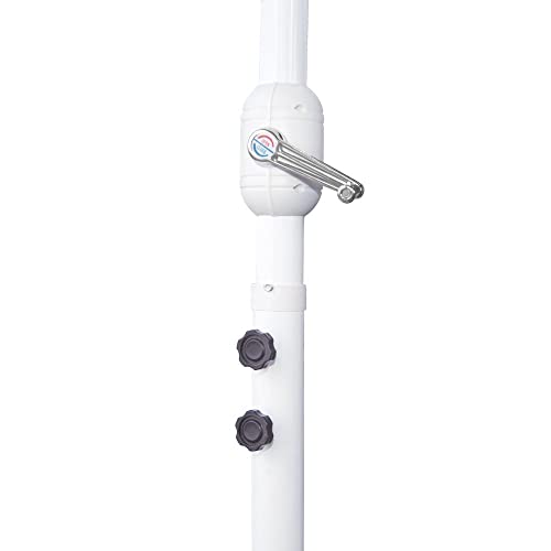 Ombrelone Suspenso Malibu Poliéster 3 Metros com Base Mor 9002