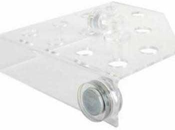 Eshopps Magnetic Coral Frag Corner Rack 6in Clear by Eshopps