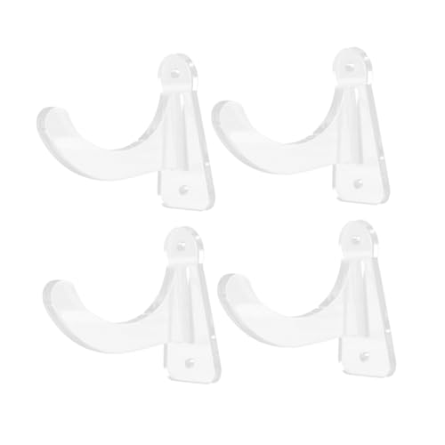 Happyyami Sturdy Acrylic Baseball Bat Wall Mount Display Stand for Bats Home Living Room