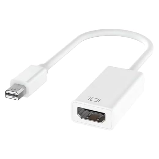 Mini DisplayPort to HDMI Adapter, Mini DP(Thunderbolt) to HDMI Adapter, Thunderbolt 2 to HDMI Compatible with MacBook Air/Pro, Microsoft Surface Pro/Dock, Monitor, Projector