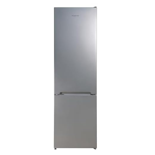 Russell Hobbs Freestanding 60/40 Split C Class Fridge Freezer, 331L Total Capacity, Total No Frost, 4 Star Freezer Rating, Adjustable Feet, Reversible Door in Stainless Steel, RH185FF601C1SS