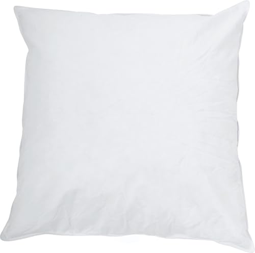 Erwin Müller Daunen-Kissen, Kopfkissen, Kissenfüllung Daunen-Feder Serie Oslo weiß Größe 80x80 cm - Liegekomfort: mittel, trocknergeeignet