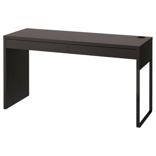 ProTuning MICKE escritorio/mesa negro-marrón (142 x 50 x 75 cm)
