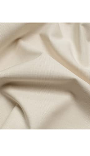 Image of Raymond 100% Cotton Fabric (All Weather Fabric, Unstitched Premium Fabric, Solid, Less Wrinkles) (Off White, 3.5 Meters for Kurta Pajama)