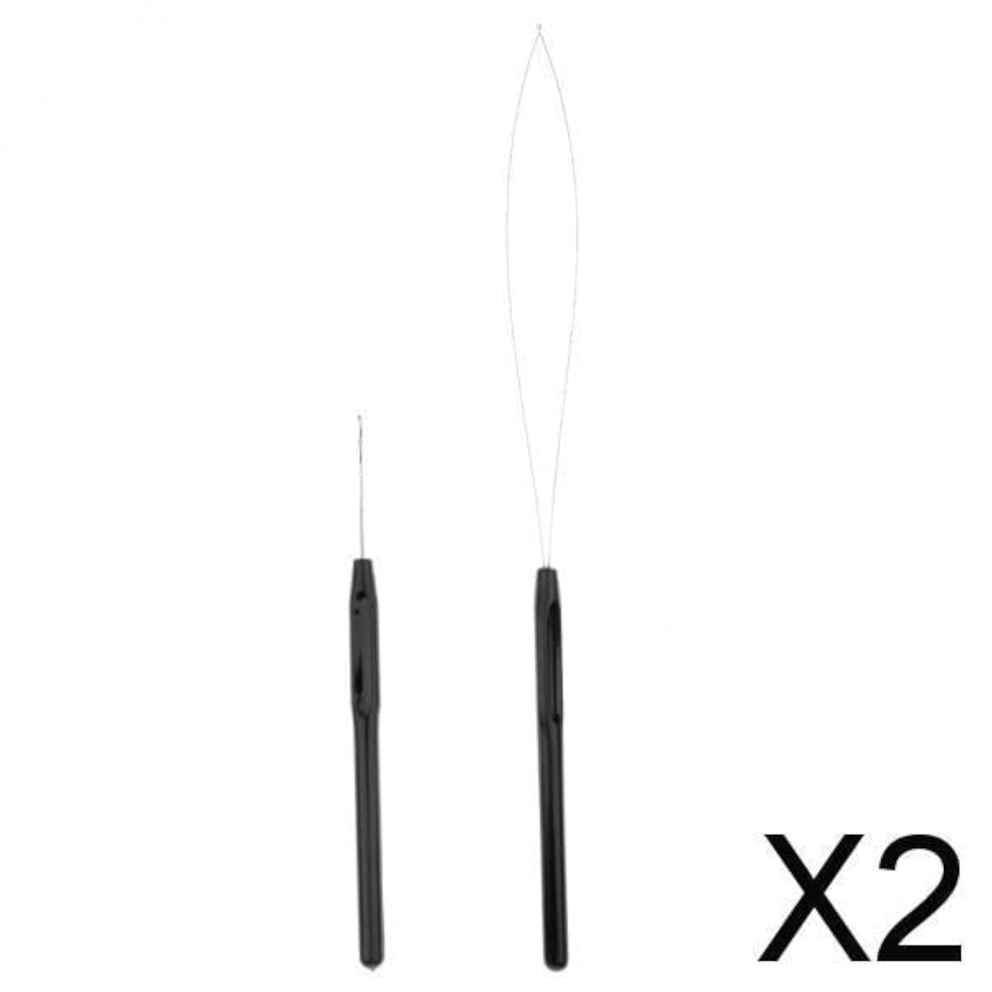 Loop Needle Threader Wire Pulling Hook Weaving Set