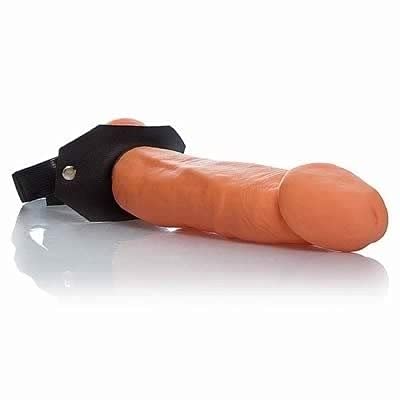 Capa Peniana Extensora Com Cinta Penis 20 X 5cm PVC - AC029c