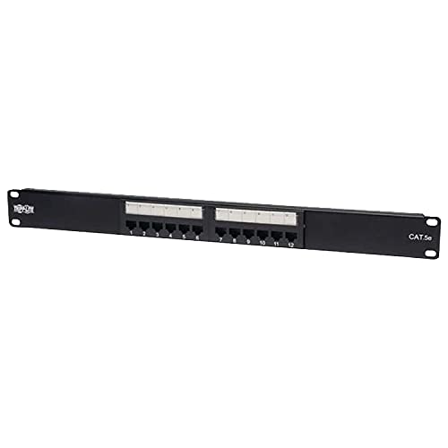 Panneau de brassage Cat5e RJ45 1U Tripp Lite pour baie informatique