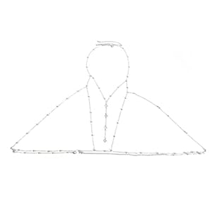 Rkjrtk WanforHY Filigrane Körperkette Silber