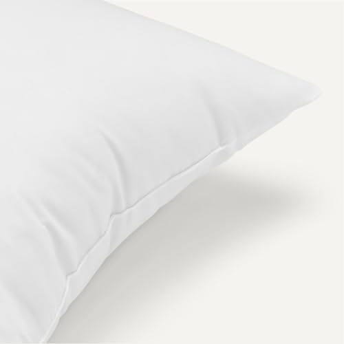Image of Amazon Basics Square Hypoallergenic Pillow Insert, Down Alternative Fiberfill, Sofa Bed Couch Decorative Stuffer, 20 inch, 4-Pack