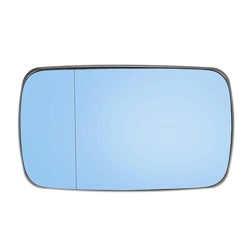 Verre rétroviseur gauche chauffant bleu pour BMW E46 berline 1998-2006