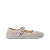 Pisamonas Merceditas Barefoot Suede Hebilla Mujer Talla 39 Color Perla
