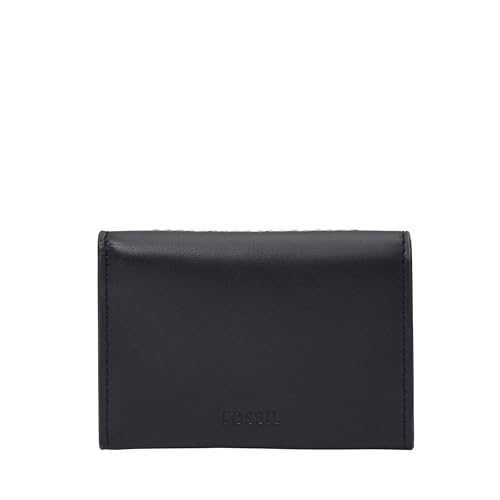Image of Fossil Men's Westover Leather Slim Minimalist Snap Bifold Wallet, Insignia Blue (Model: ML4642545)
