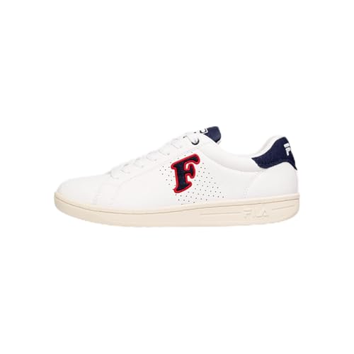 Fila Men Crosscourt 2 NT Patch, White-Fila Navy, 45