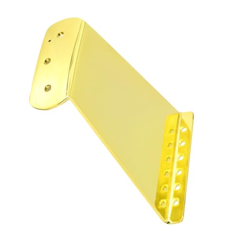 BESTonZON Metal Guitar Tailpiece Bridge for 6-string Acoustic Replacement Part Ga433
