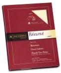 Southworth Premium Weight Resume Paper, 32lbs., 8-1/2" x 11", Ivory