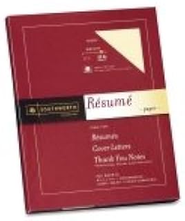 Southworth Premium Weight Resume Paper, 32lbs., 8-1/2" x 11", Ivory