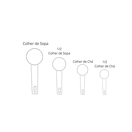 Cj 4 Colheres De Medida Fackelmann Vermelho