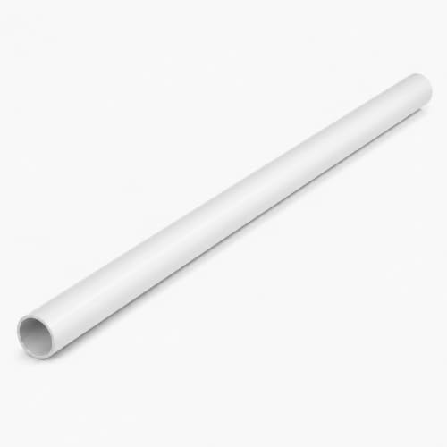 Image of CableShield Heavy Duty PVC Electrical Conduit, 25 mm, White, 1 x 1m - 1m Total