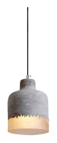 Suspension design cuisine HJLJKG en ciment, lustre haut de gamme style rétro industriel