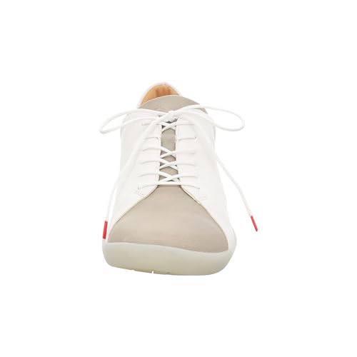 Think Nature damskie buty sportowe, garbowane bez chromu, zrównoważone wymienne wkładki do sneakersów, Bianco/Kombi 1000, 36,5 EU, Bianco Kombi 1000, 36.5 EU