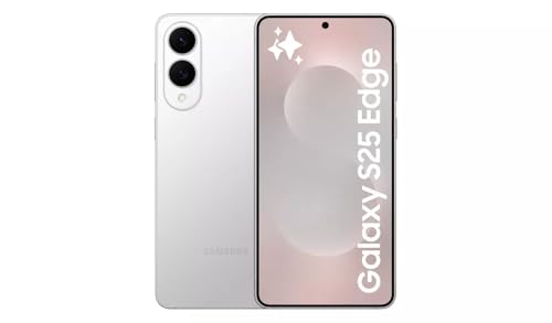 Samsung Galaxy S25 Edge 5G Móvil Ultrafino con Galaxy AI 6.7' 12GB 512GB Titanio Plata