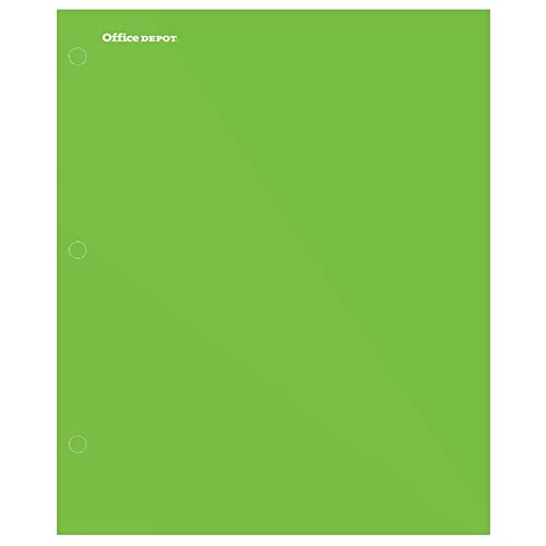 Office Depot® Brand Laminated Paper Port, 9" X 11", 100-Sheet Capacity, Assorted Colors #TOP2