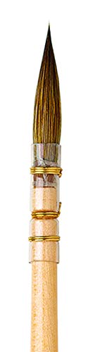 Matériel Beaux-arts Pinceau Aquarelle Da Vinci Artissimo 428 Kolinsky Rouge - Taille 2/0 Artissimo Série 428