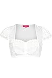 Krüger Madl Damen Dirndl Bluse Herzausschnitt Ecru, 2-Ecru, 34