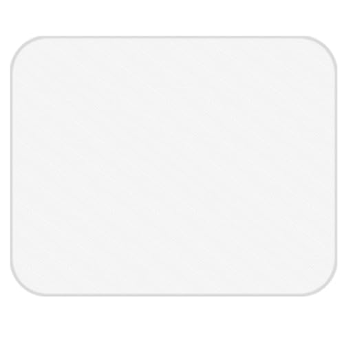 Tapis de souris rigide – Tapis de souris en verre robuste, Tapis de souris en verre trempé transparent | Tapis de souris pour bureaux de travail et...