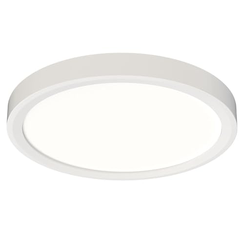 Juno JSF 13IN 18LM SWW5 90CRI 120 FRPC WH M6 SlimForm LED Surface Mount Downlight, Switchable Color Temperature, Round, 13 Inch by Juno - Used condition - US$24.26