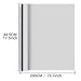 Rhodesy Vinilo Ventana Plata Protector, Homegoo Película Adhesiva Unidireccional Reflectante para Ventana,...