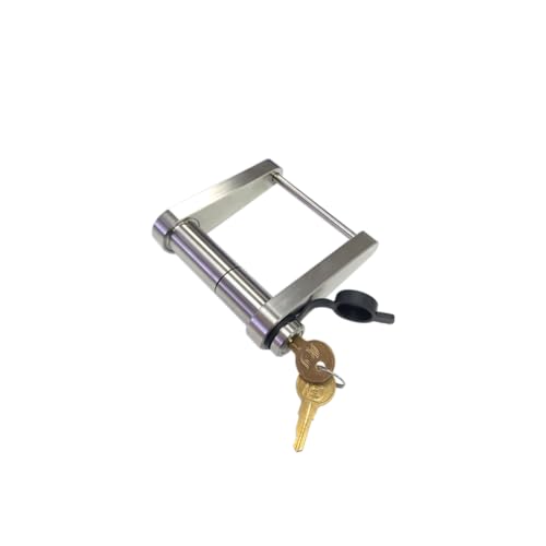 InfiniteRule Security 61180 | Trailer Latch Lock for DEMCO EZ Latch 2-5/16 Ball Stamped Coupler - Does NOT FIT Cast Model