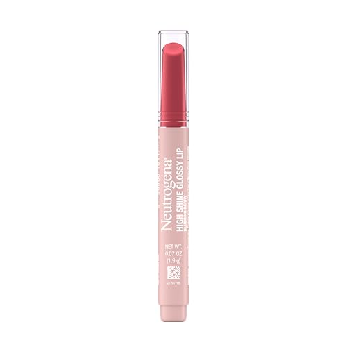 Neutrogena High Shine Glossy Lip, Blushing Berry, 0.07 oz