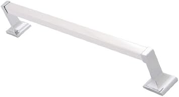 Taymor 02-D9218W Prisma Series 18-Inch by 3/4-Inch Towel Bar, White