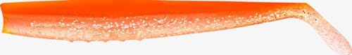 Leurre souple Madness Madeel 190 Orange Glitter pour la pêche en mer
