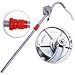 Estink Rotary Barrel Pump, 70RPM Aluminum Alloy Hand Crank Oil Barrel Drum Pump Pumping Petrol Diesel Fuel for Petroleum Products