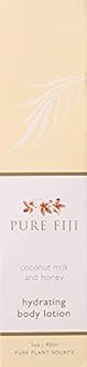 Pure Fiji Hydrating Body Lotion Coconut Milk and Honey Travel Size, 3 Ounce