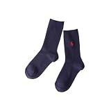 POLO RALPH LAUREN レディース ワンポイント リブソックス 03207330 24-26cm 68.ネイビー