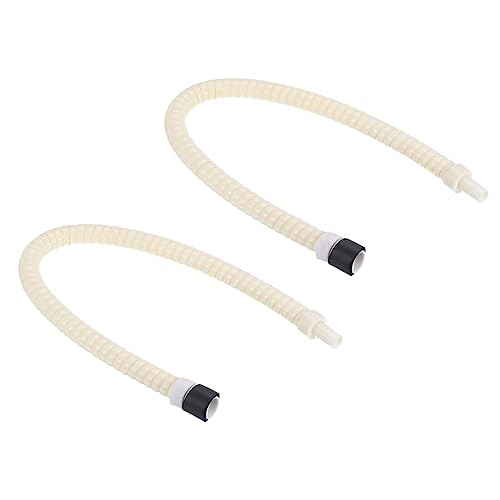 PATIKIL 2.3ft Drain Hose, 2 Pack Flexible Air Conditioner Water Pipe PVC Insulated Universal Tube for AC HVAC Indoor Internal Unit